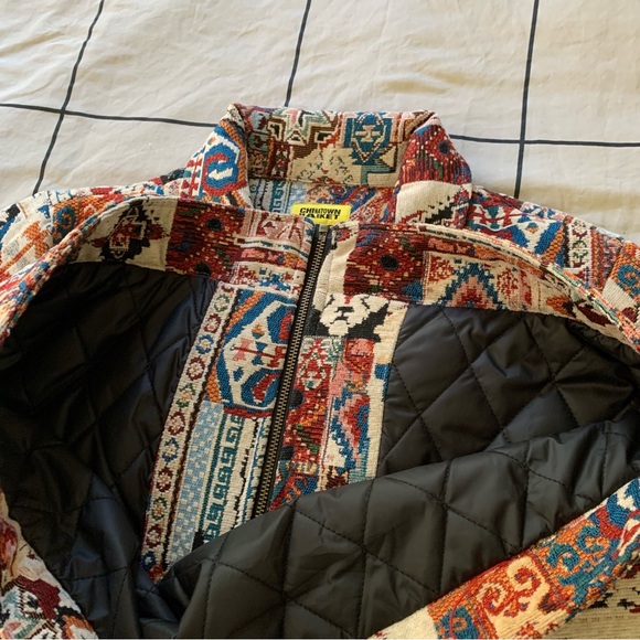 CHINATOWN MARKET MENS PATCHWORK JACKET LARGE - Picture 8 of 8